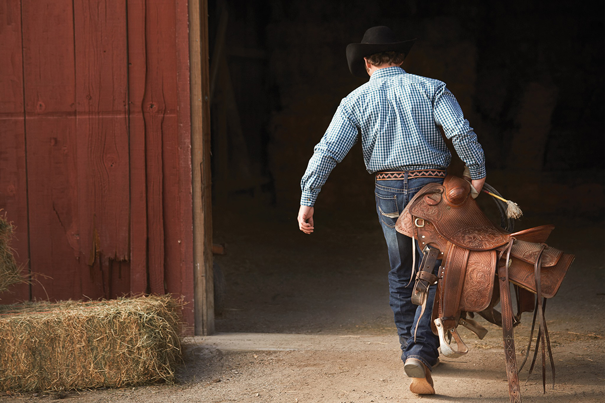 You are currently viewing Vice President of Footwear Design Jake Rivas shows the technology embedded into Ariat’s Relentless line of Boots.