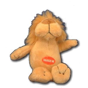 PET TOY, SQUEAKY BB LION