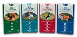 K9 ADVANTIX, TEAL 11-20# (6)