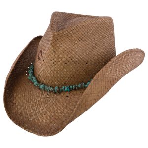 HAT, TULUM BROWN  MEDIUM