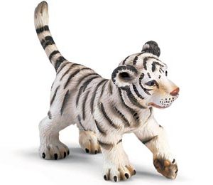 TOY, TIGER CUB WHITE EA.