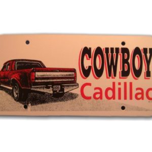 LICENSE PLATE, CB CADILAC