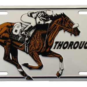 LICENSE PLATE, ALUM THORO