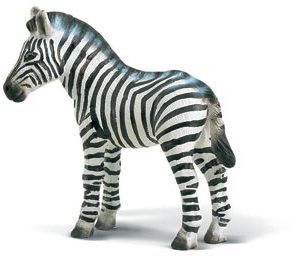 TOY, ZEBRA FOAL   EA.