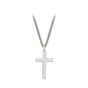 NECKLACE, SILVER CROSS