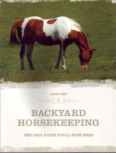 BOOK, BACKYARD HORSEKEEPI