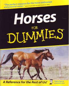 BOOK, HORSES FOR DUMMIES